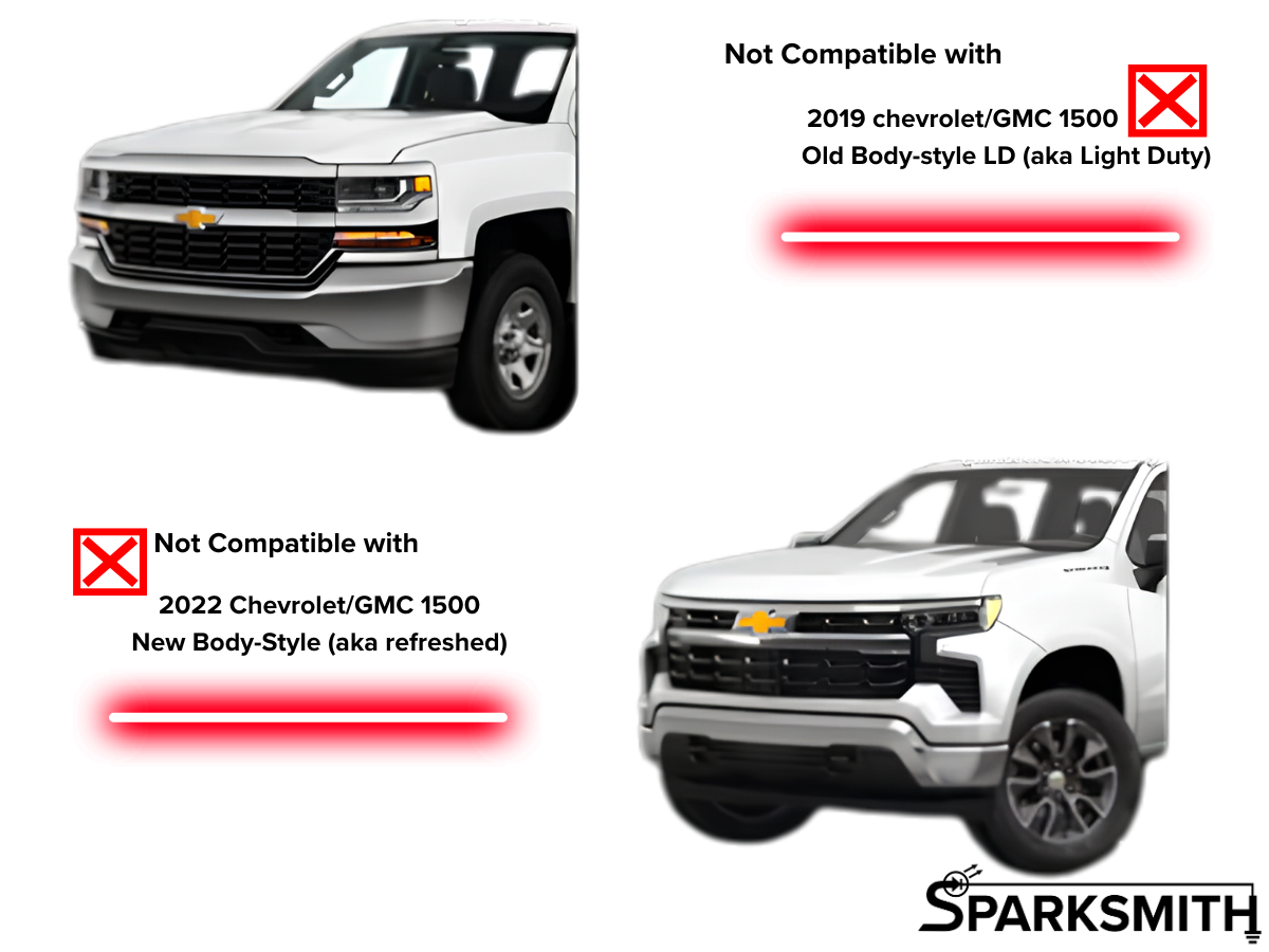 Chevrolet / GMC 1500 Headlight Adapter (2019-2022)