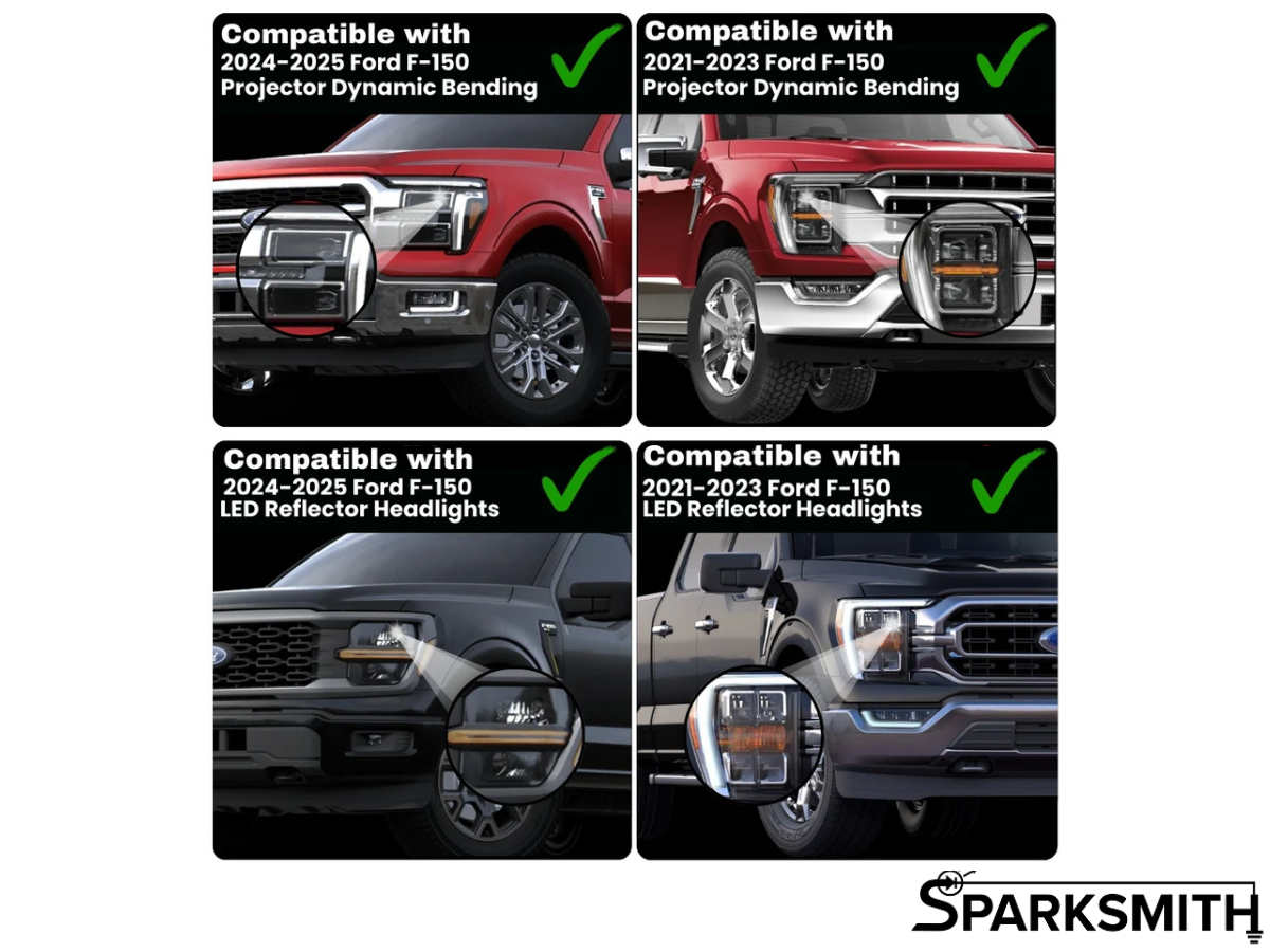 2021-2025 Ford F150 XLT Animated DRL Grille Bars - Plug & Play!