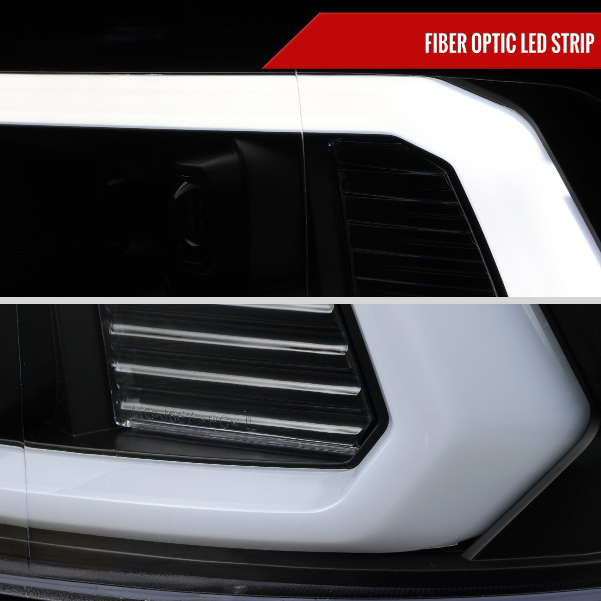 2009-2018 Dodge RAM 1500 / 2019 RAM Classic / 2010-2018 RAM 2500 3500 LED Bar Sequential Turn Signal Projector Headlights (Matte Black Housing / Clear Lens)