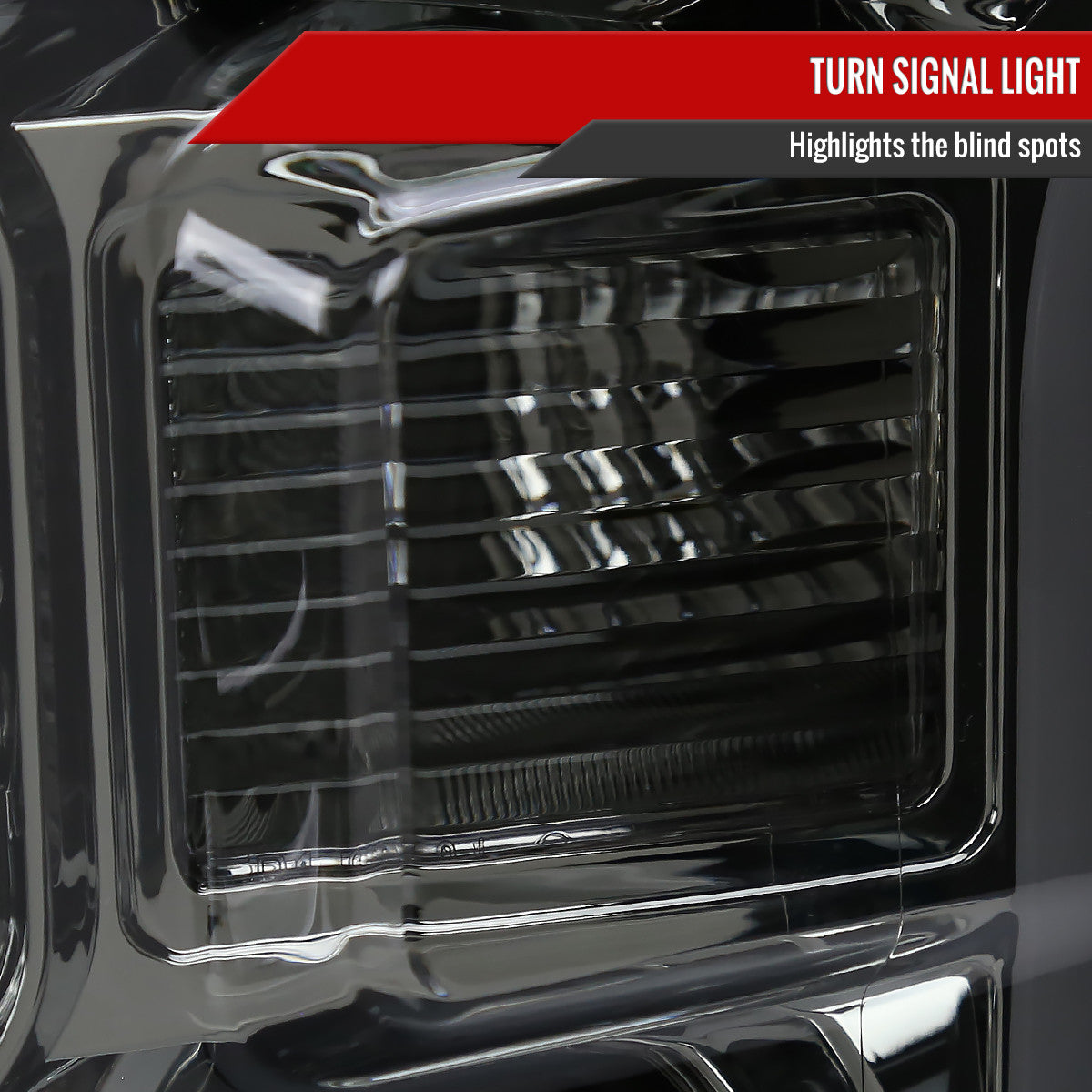 2015-2017 Ford F-150 LED Bar Projector Headlights (Chrome Housing / Smoked Lens)