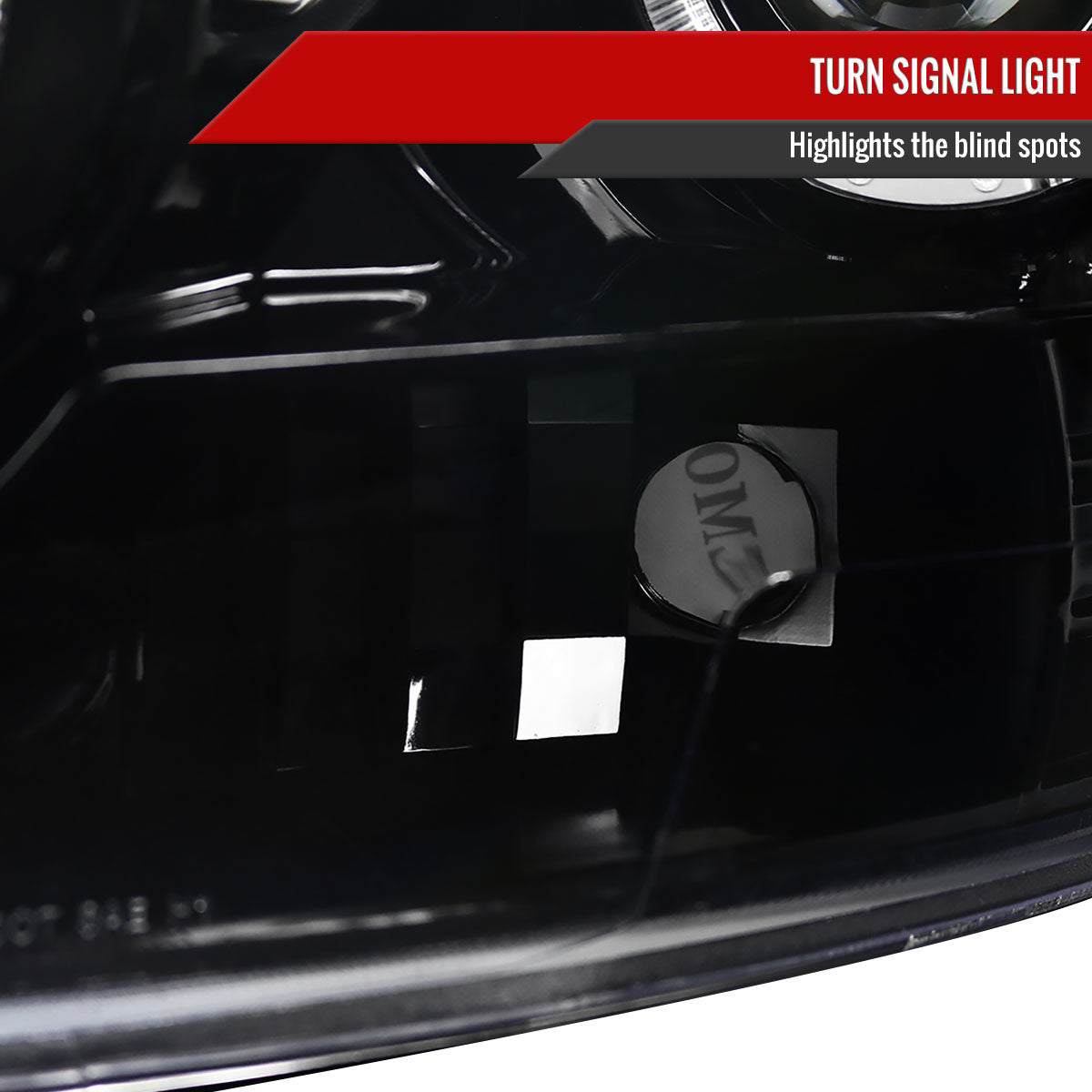 2006-2008 Dodge RAM 1500/ 2006-2009 RAM 2500 3500 Dual Halo Projector Headlights (Jet Black Housing/Clear Lens)