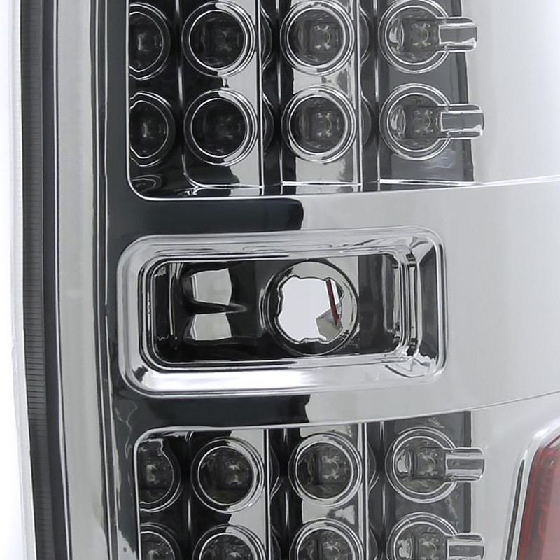 2009-2014 Ford F-150 LED Tail Lights (Chrome Housing/Clear Lens)