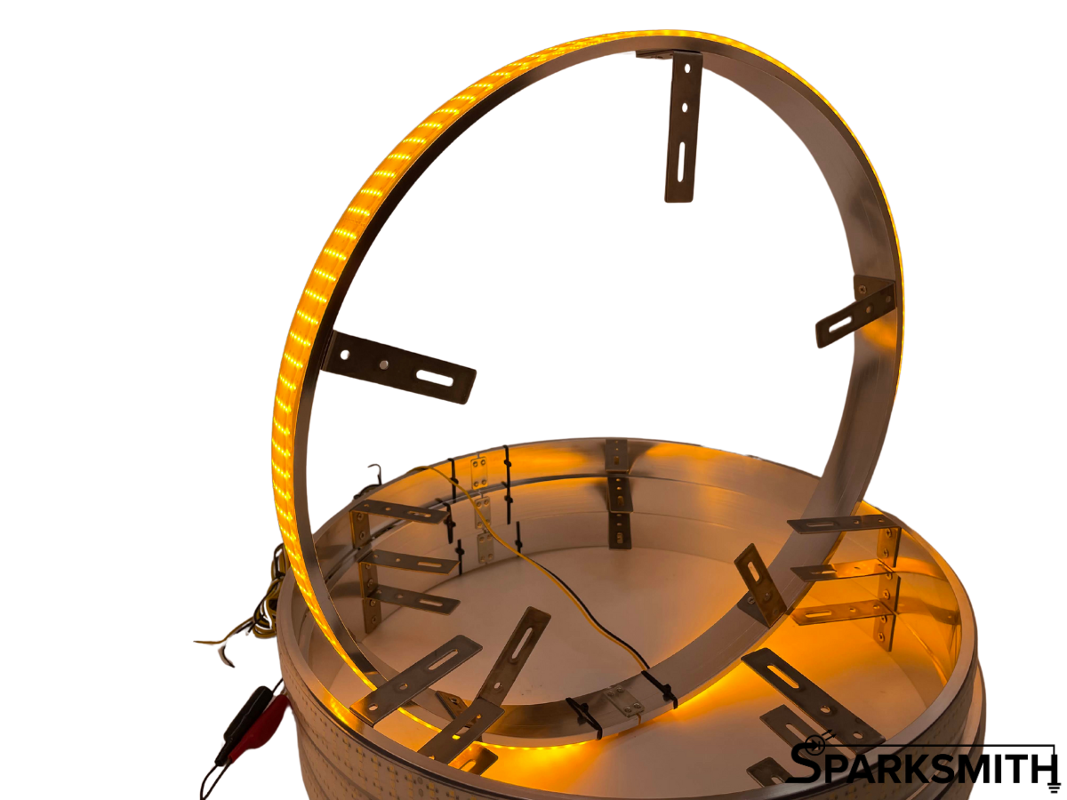 Animated Switchback LED Wheel Rings 6 ROW