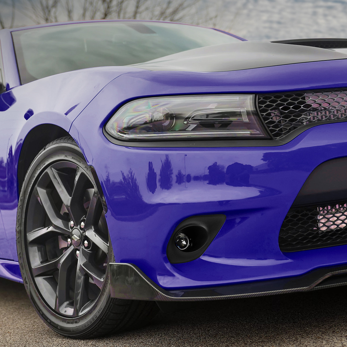 2015-2020 Dodge Charger H11 Projector Fog Lights Kit (Clear Lens)