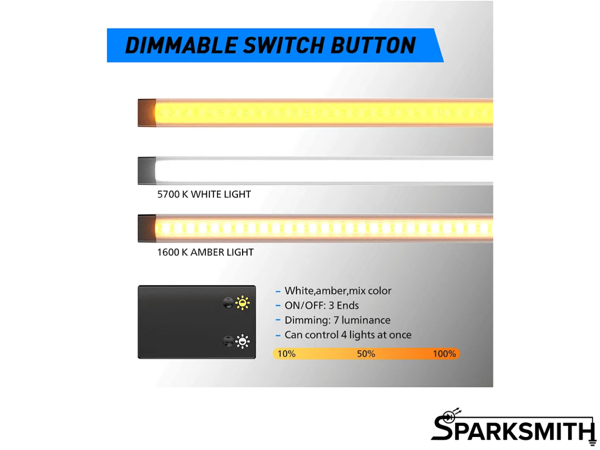 Dimmable 3-Color Outdoor Camping Light (sold individually)