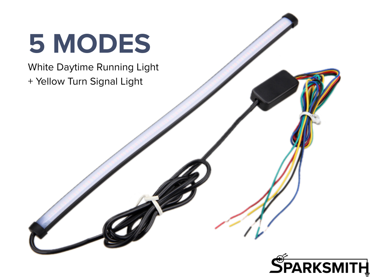 Universal GrilleBar 3.0 - Animated Startup LED Running Light w/ Sequential Switchback