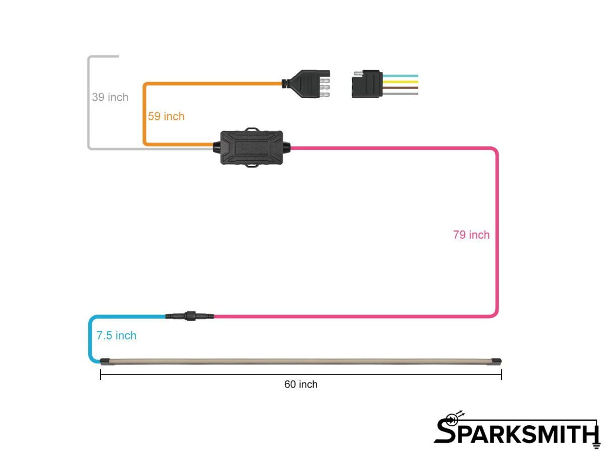 5-Function Tailgate Bar: User-Selectable Turn & Running Light Functions (w/ Remote!)