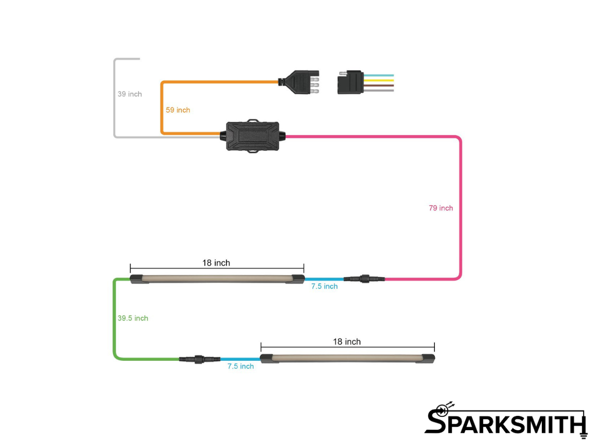 5-Function Tailgate Bar: User-Selectable Turn & Running Light Functions (w/ Remote!)