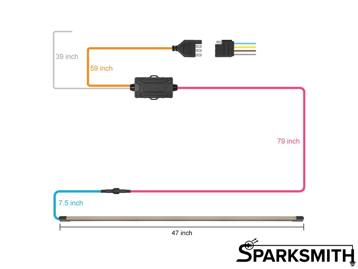 5-Function Tailgate Bar: User-Selectable Turn & Running Light Functions (w/ Remote!)