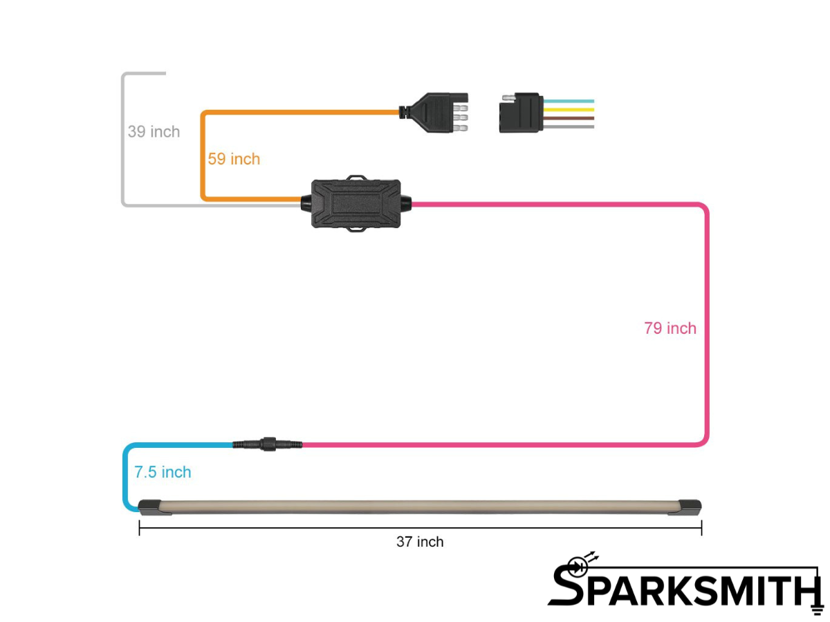 5-Function Tailgate Bar: User-Selectable Turn & Running Light Functions (w/ Remote!)