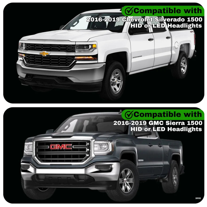 2016-2019 Chevy Silverado/GMC Sierra Animated DRL Grille Bars - Plug & Play!