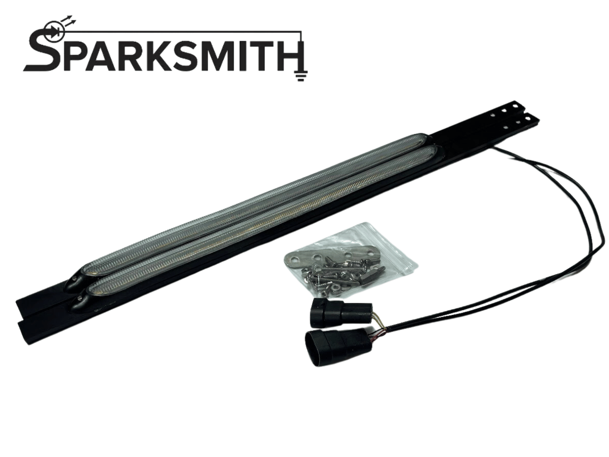 03-07 Silverado Front End Kit: Bi-LED Headlights, GrilleBars, Hood Strip, & Bumper Bars