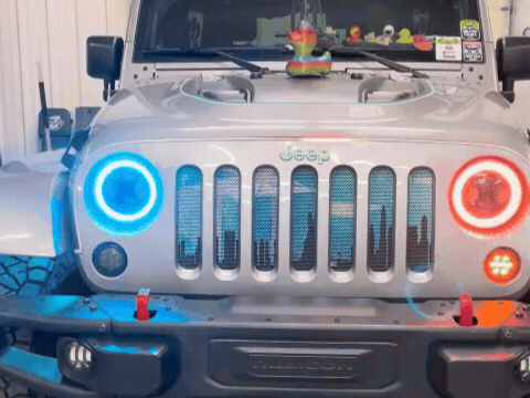 07-18 Jeep Wrangler (JK) Plug & Play Front Fender DRL Bars