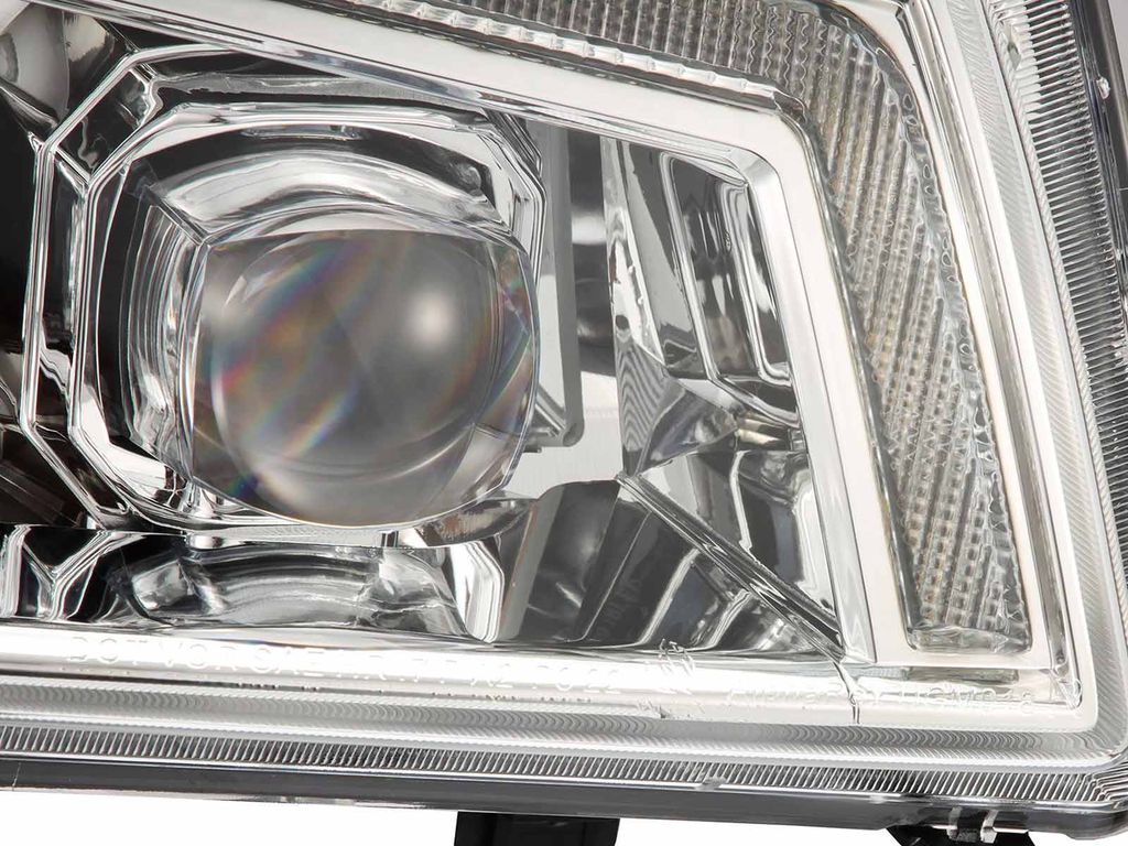 2003-2006 Silverado/Avalanche NOVA-Series LED Projector Headlights Alpha-Chrome