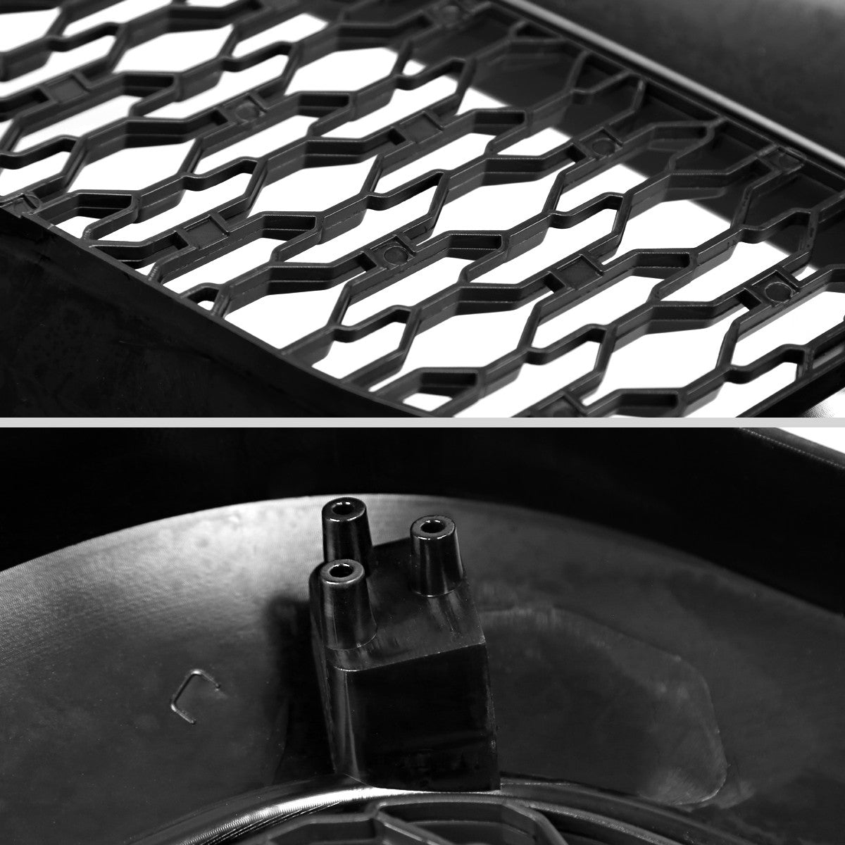 Grille+ 2010-2018 Dodge RAM 2500/3500 Rebel Style Grille w/ Amber LED Lights