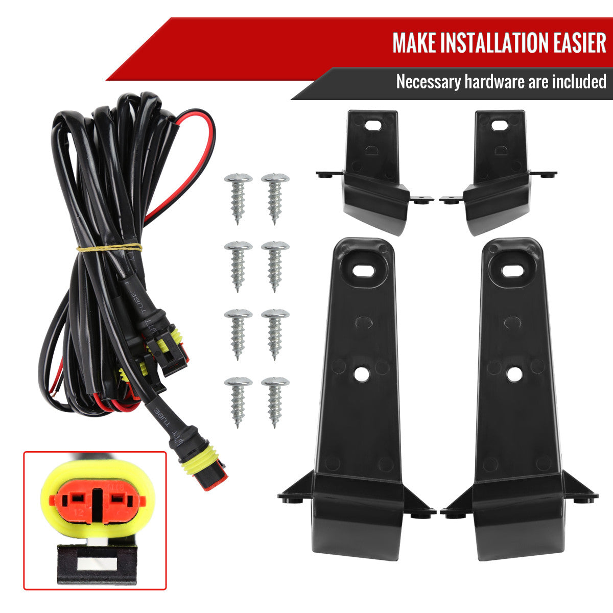 Grille+ 2013-2018 Dodge RAM 1500 Rebel Style Grille w/ Amber LED Lights