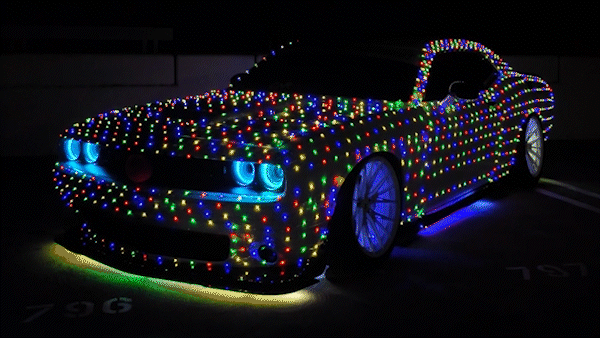 XKmax LED Underglow Light Kit with RGBW Color Chasing | App-controlled