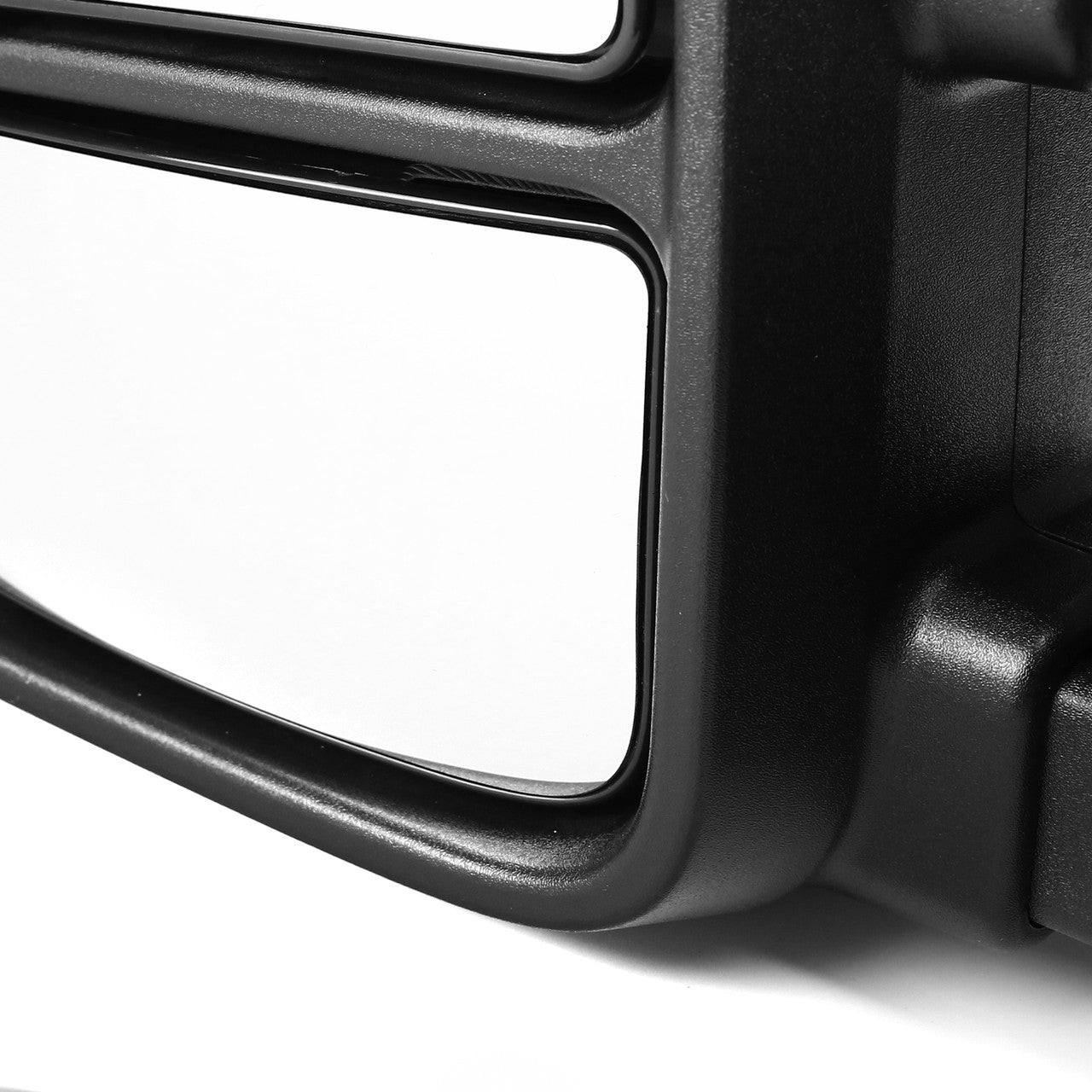 1999-2016 Ford F-250/F-350/F-450 Power Adjustable, Heated, & Manual Extendable Chrome Towing Mirrors w/ Clear Lens LED Turn Signal & Clearance Lights