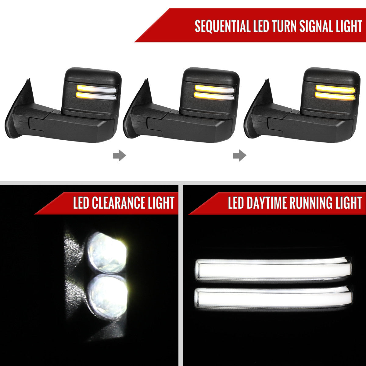 2014-2018 Chevy 1500 Tow Mirrors