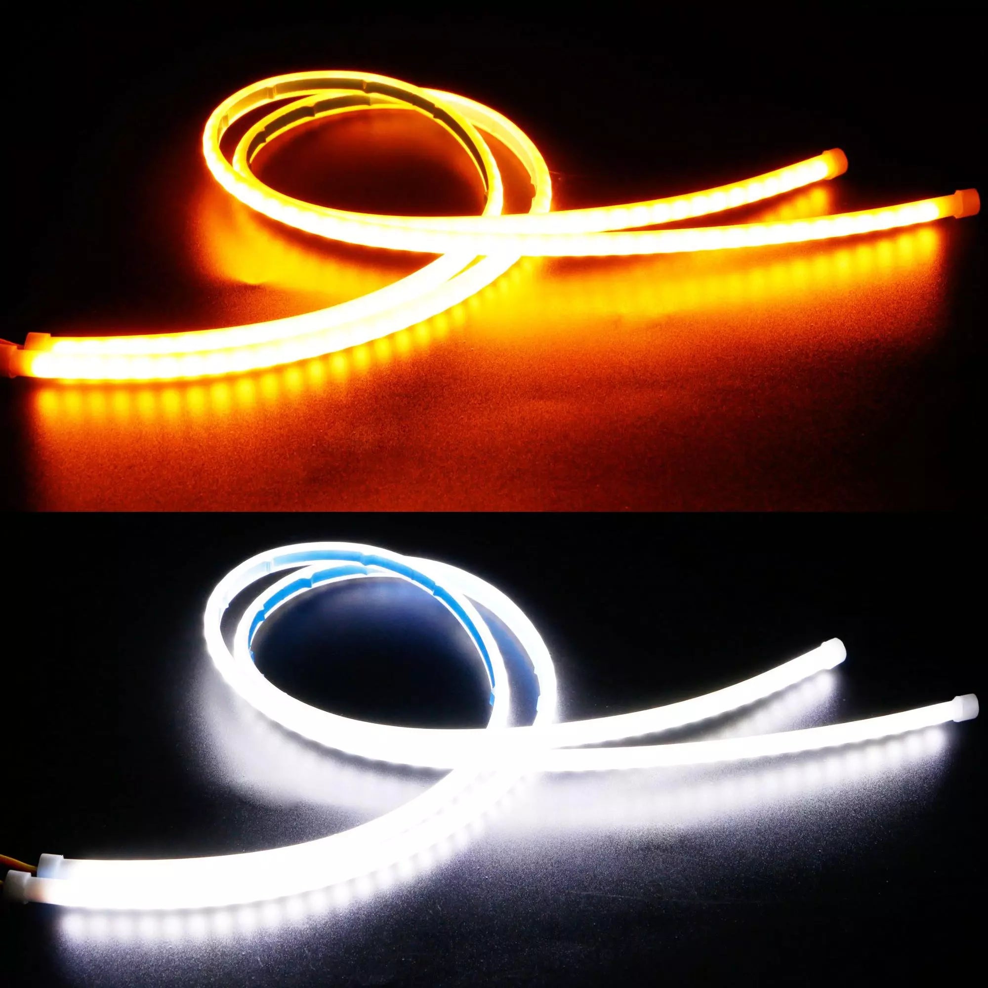 Automotive amber led light strips top