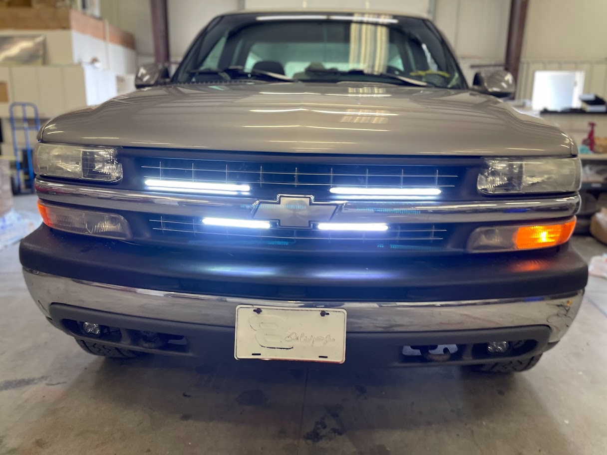 99-07 Cadillac, GMC & Chevy Truck DRL Grille Bars