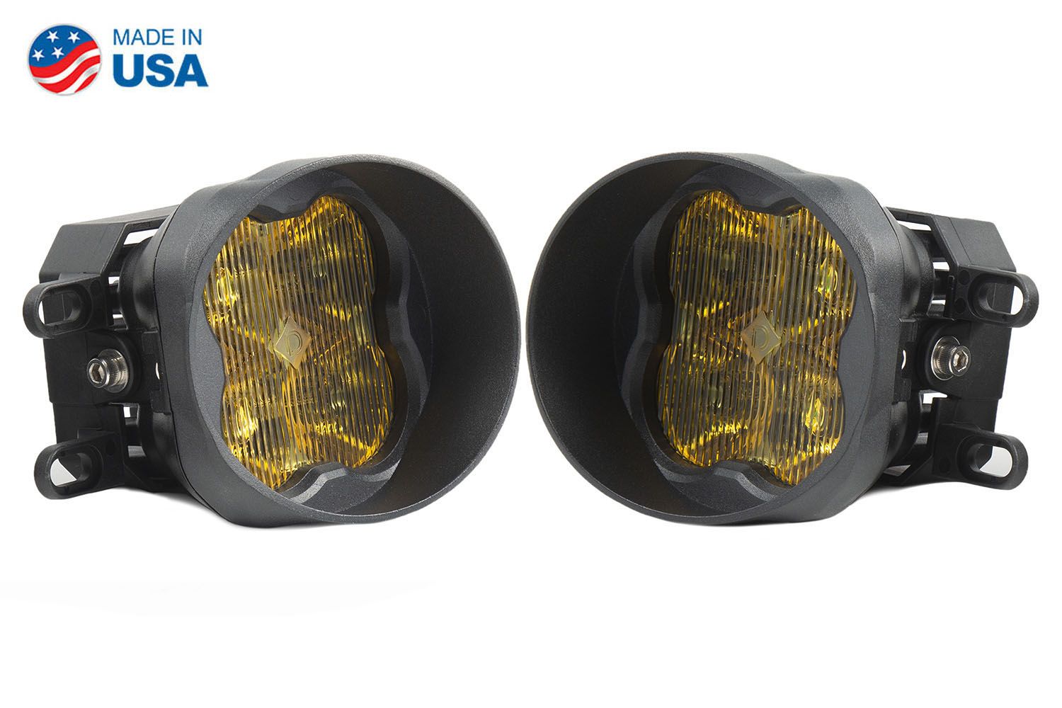 toyota tacoma fog light led pod replacement Diode Dynamics SS3 LED Pod Max Type B Kit (Yellow SAE Fog)