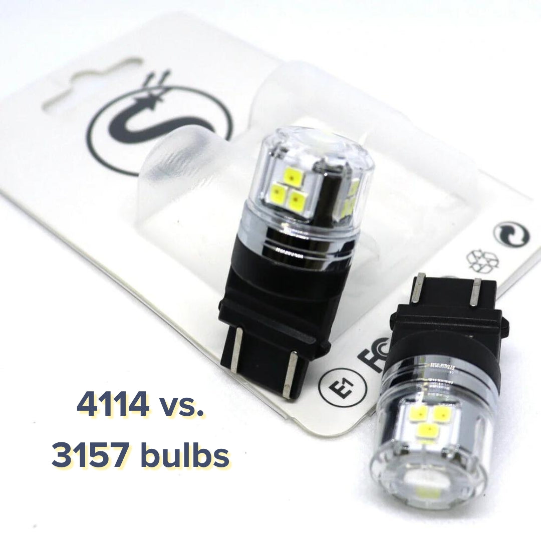 Spot the Difference: 4114 vs. 3157 bulbs