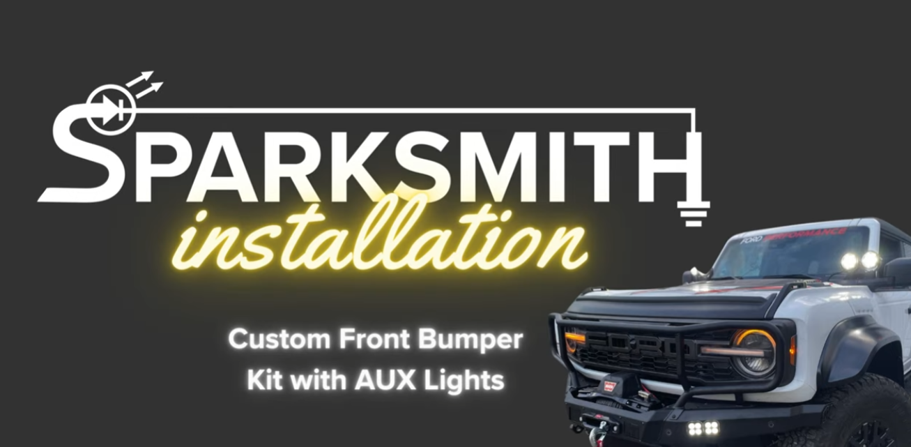 Sparksmith Installs: Maxlider Front Bumper Kit on 2022 Ford Bronco