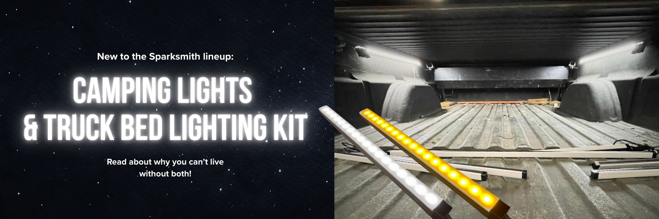 Sparksmith Spotlight: New Camping Lights & Truck Bed Lighting Kit