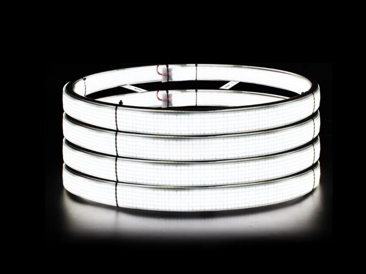 10-ROW White LED Wheel Rings - 288 Watts (24 Amps) of Raw Lighting Power!!!!