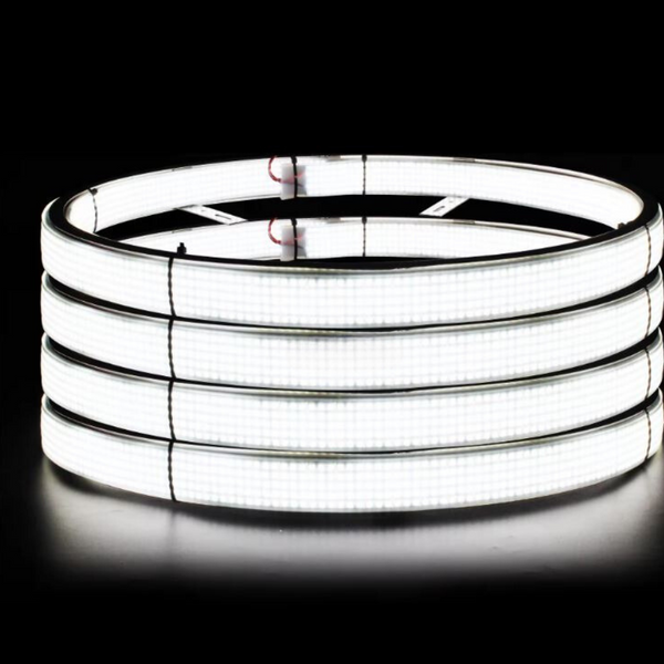 白ロム　リングにかけろ　ギリシア十二神編　卓上　LED 10-ROW White LED Wheel Rings - 288 Watts (24 Amps) of Raw Lighting Pow