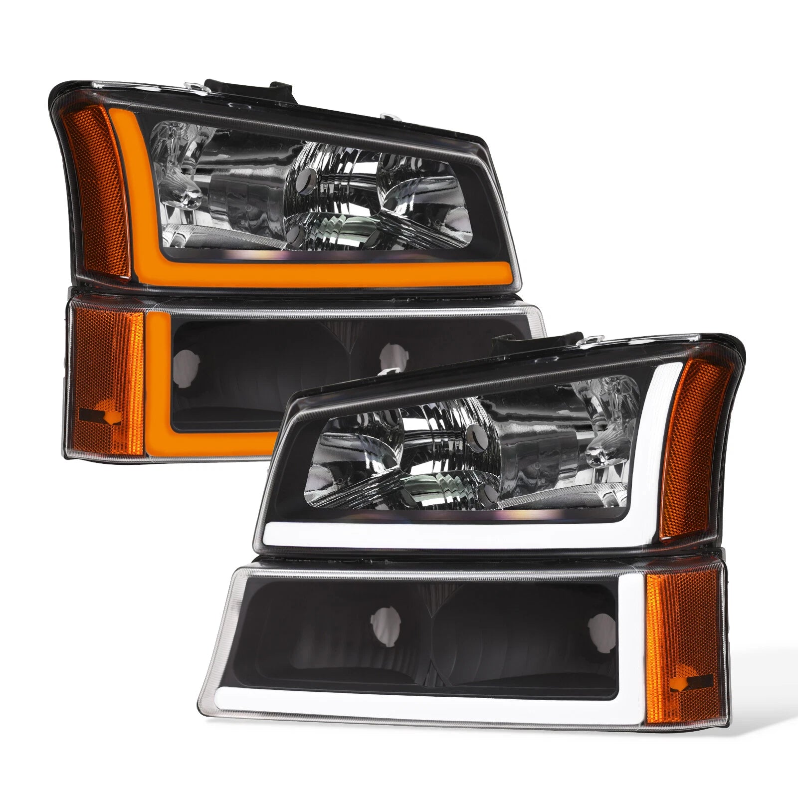 03-07 Silverado Animated Start-Up Headlight Set