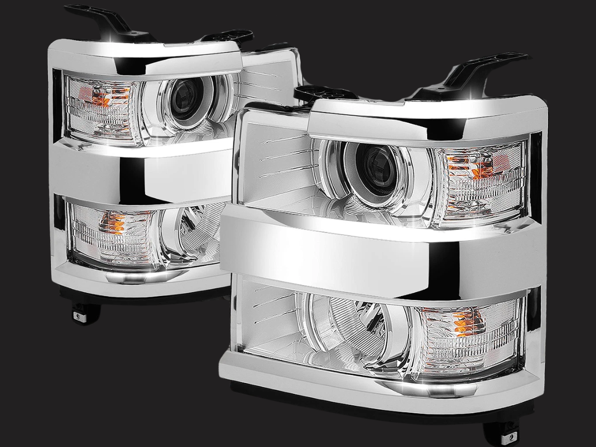 15-19 Chevy Silverado 2500HD/3500HD CLEAR LENS Projector Headlight Set