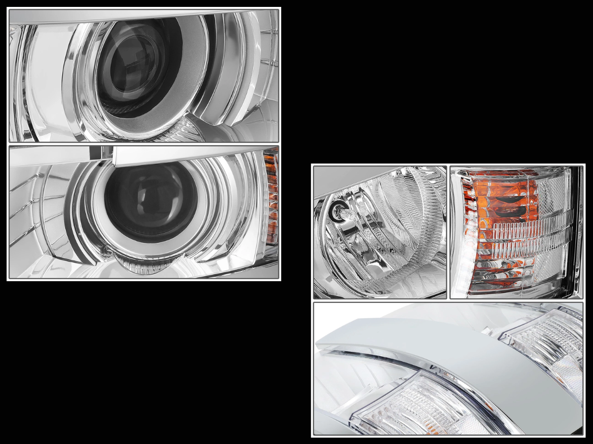 15-19 Chevy Silverado 2500HD/3500HD CLEAR LENS Projector Headlight Set