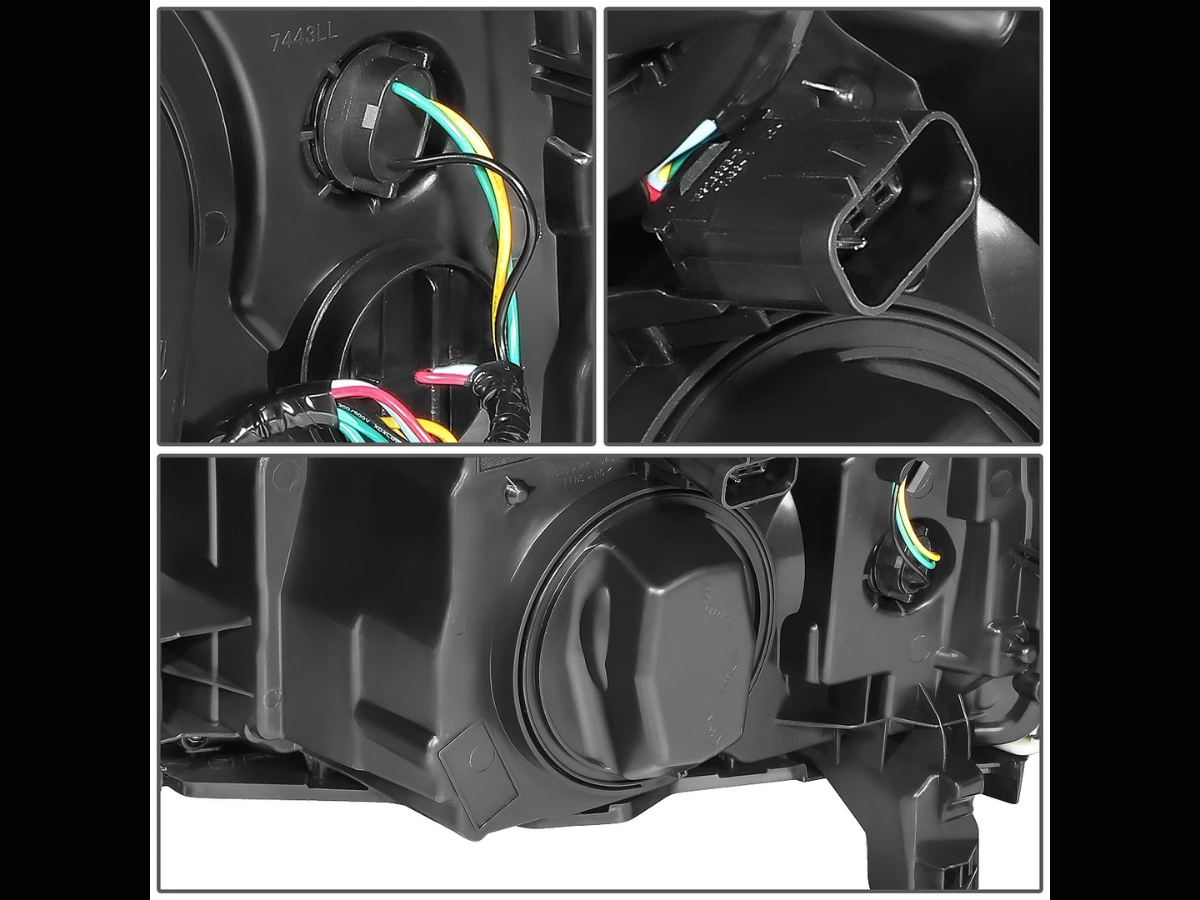 15-19 Chevy Silverado 2500HD/3500HD CLEAR LENS Projector Headlight Set