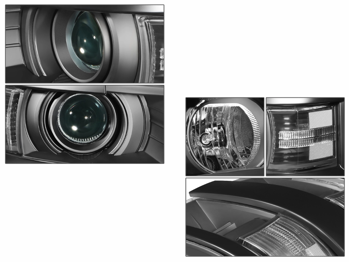 15-19 Chevy Silverado 2500HD/3500HD CLEAR LENS Projector Headlight Set