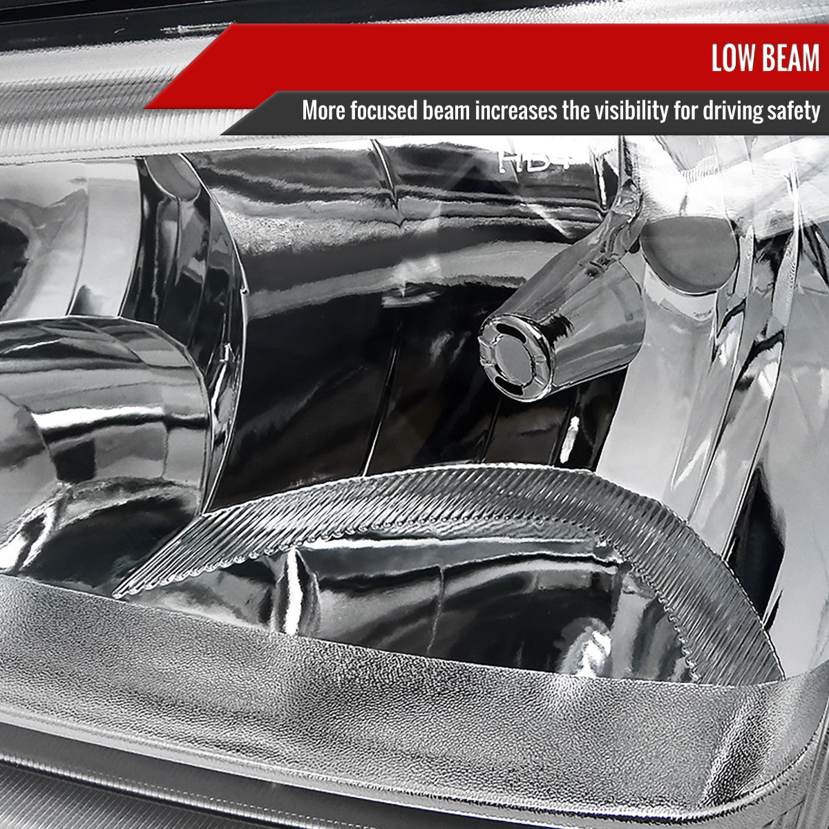 2002-2006 Chevrolet Avalanche/ 2003-2007 Silverado Factory Style Headlights w/ Bumper Lights (Chrome Housing/Clear Lens)