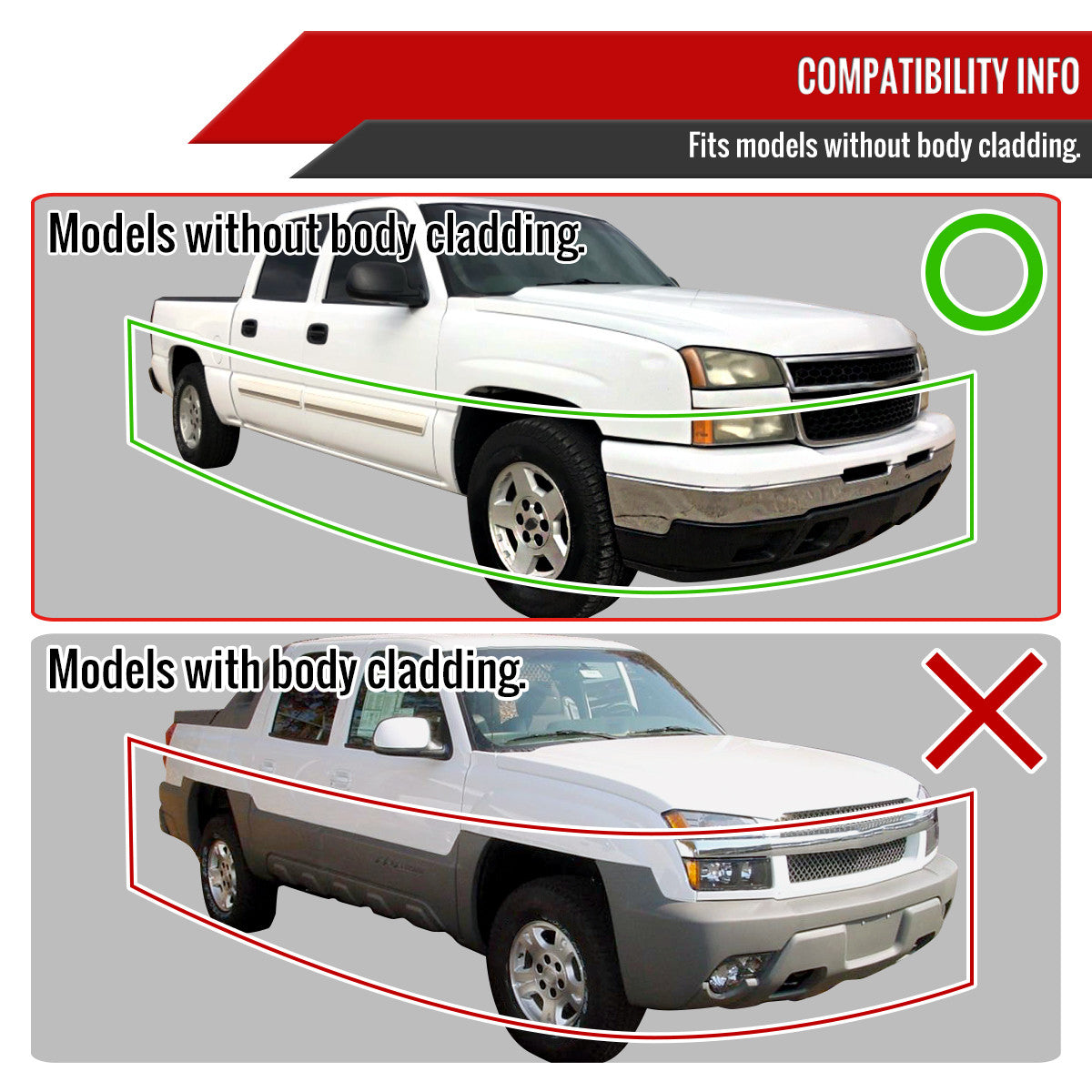 2002-2006 Chevrolet Avalanche/ 2003-2007 Silverado Factory Style Headlights w/ Bumper Lights (Chrome Housing/Clear Lens)