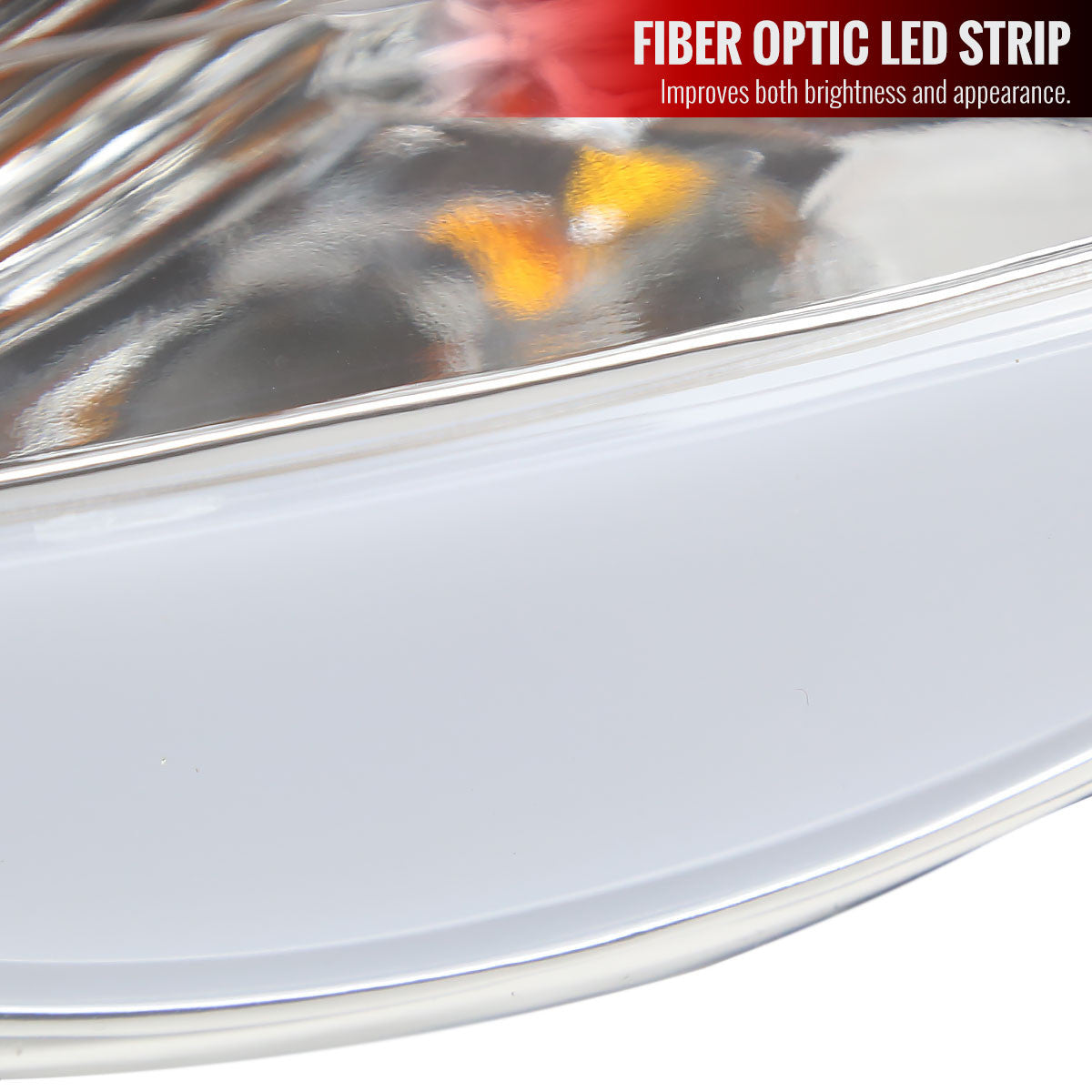 2002-2005 Dodge Ram 1500 / 2003-2005 Dodge Ram 2500 / 3500 LED Tube Projector Headlights (Chrome Housing/Clear lens)