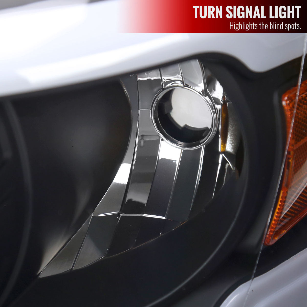 2006-2008 Dodge RAM 1500/ 2006-2009 Dodge RAM 2500/3500 LED Tube Projector Headlights (Matte Black Housing/Clear Lens)