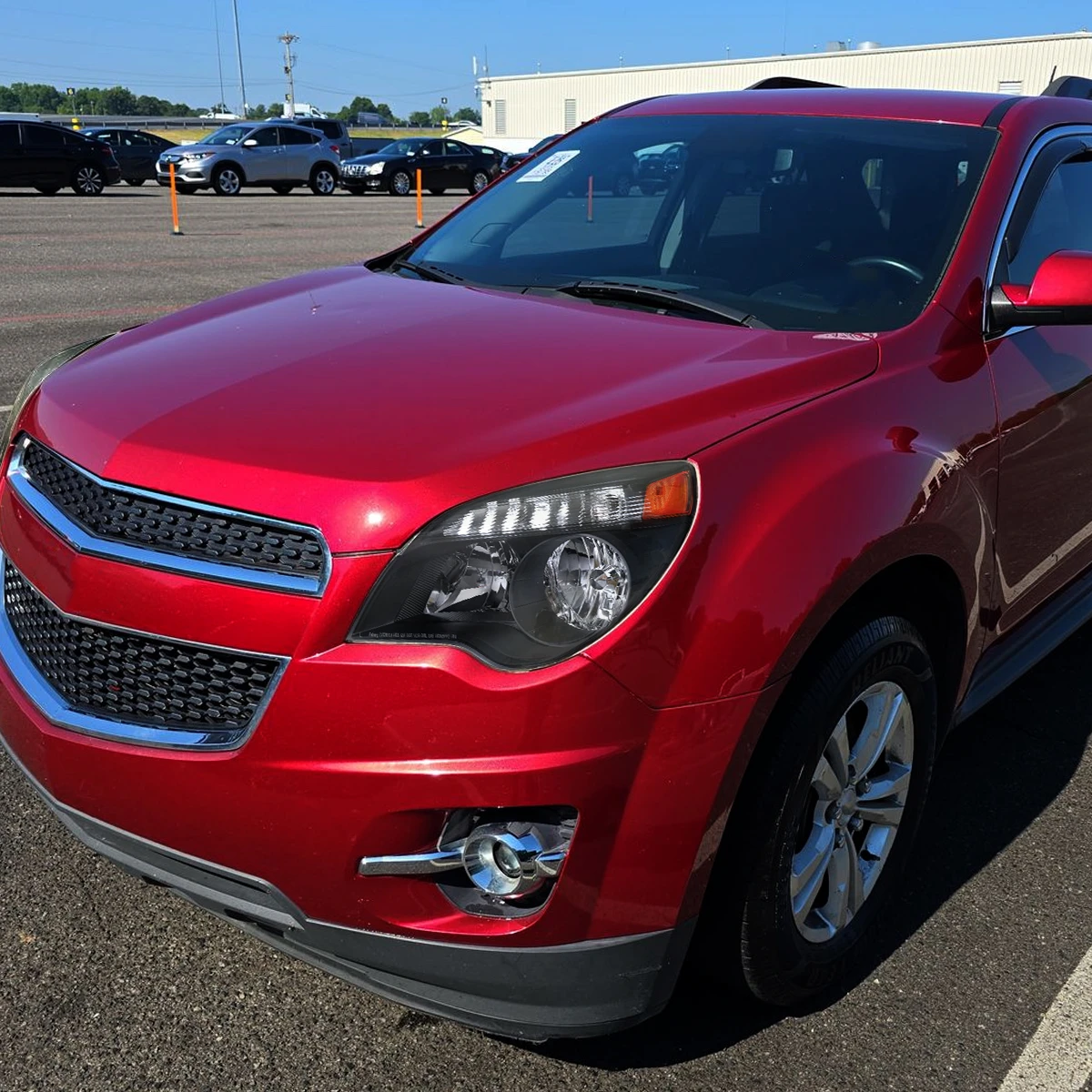 2010–2015 Chevrolet Equinox Factory Style Headlights (Matte Black Housing / Clear Lens)