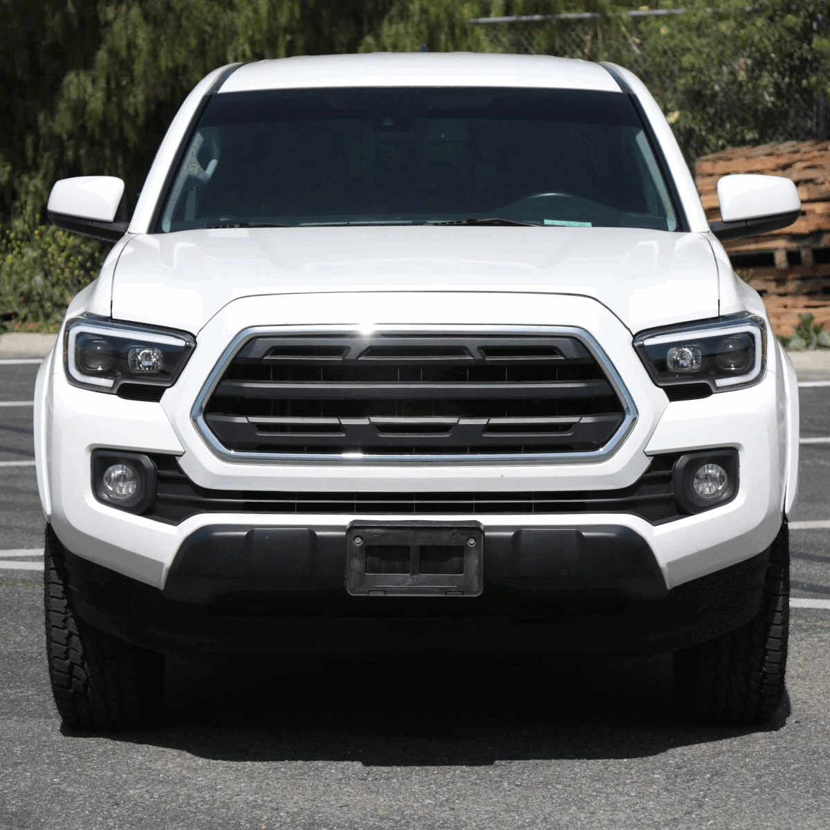 2016-2023 Toyota Tacoma Switchback LED C-Bar Projector Headlights (Chrome Housing/Clear Lens)