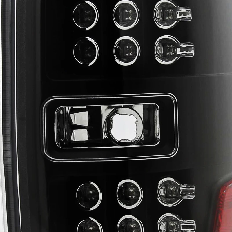 2009-2014 Ford F-150 LED Tail Lights (Matte Black Housing/Clear Lens)