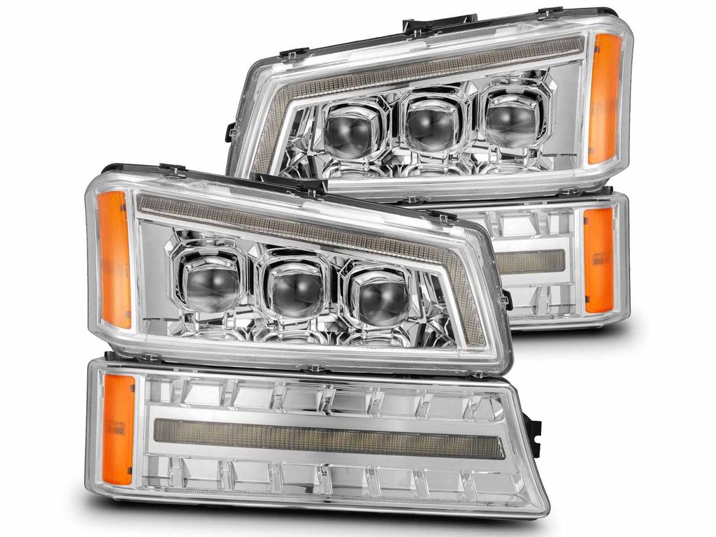 Cat Eye Silverado Headlights Tail Lights Complete LED