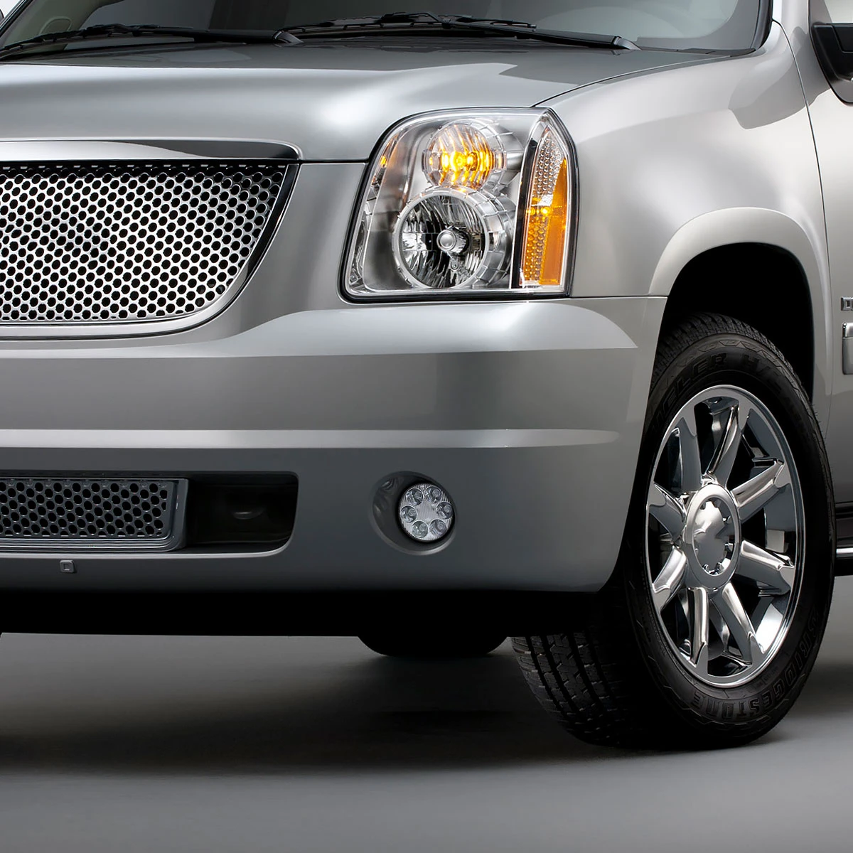 2007-2014 Chevrolet Tahoe/Suburban/ GMC Yukon/Yukon XL LED Fog Lights (Chrome Housing/Clear Lens)
