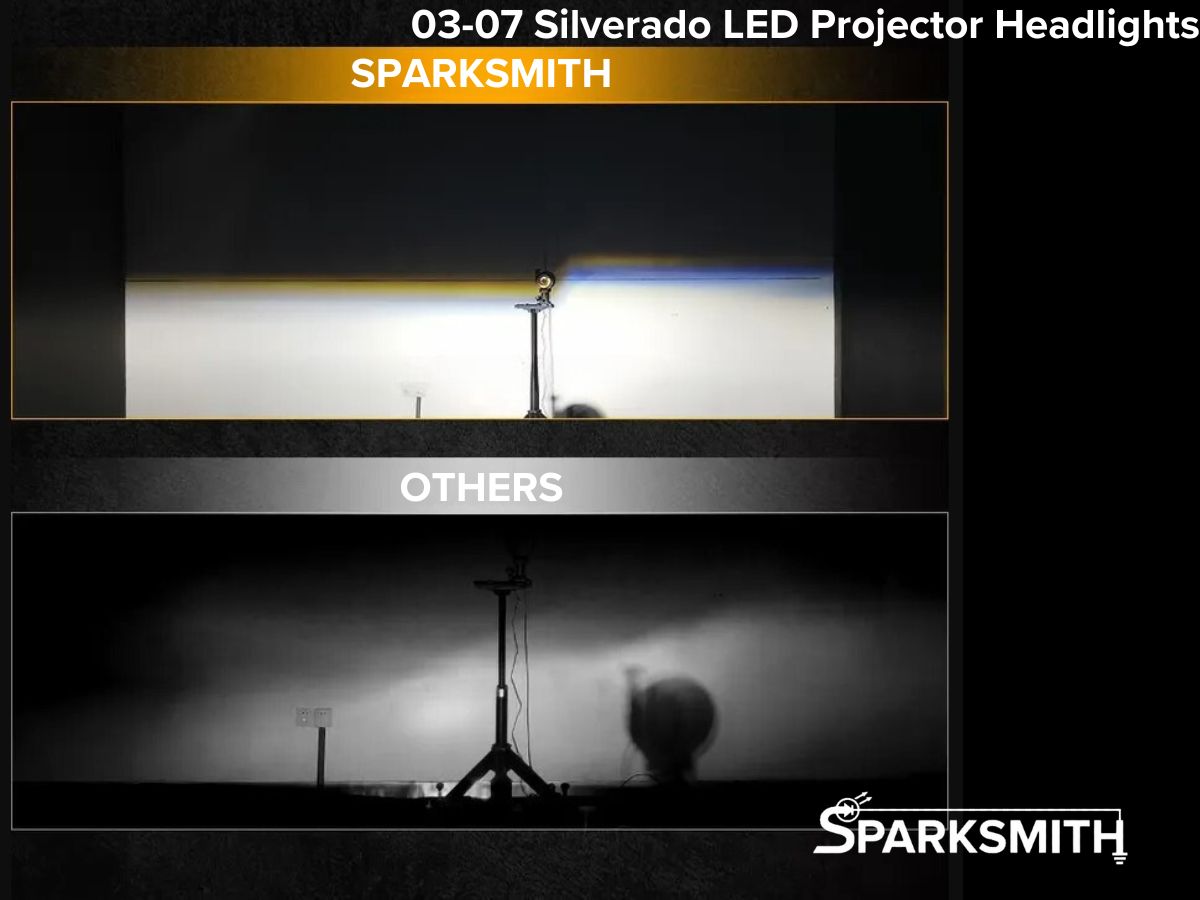 03-07 Silverado LED Projector Headlights | SparkSmith