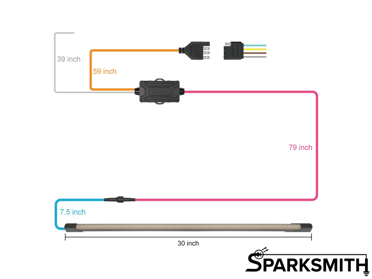 5-Function Tailgate Bar: User-Selectable Turn & Running Light Functions (w/ Remote!)