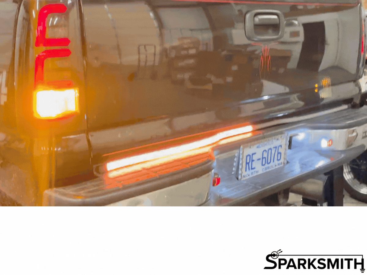 5-Function Tailgate Bar: User-Selectable Turn & Running Light Functions (w/ Remote!)