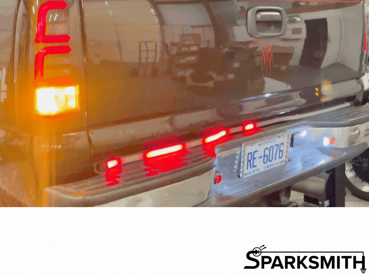 5-Function Tailgate Bar: User-Selectable Turn & Running Light Functions (w/ Remote!)