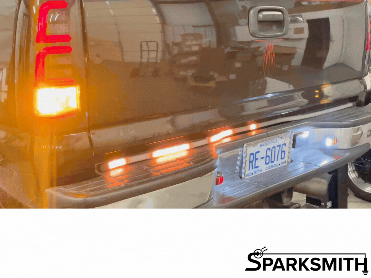 5-Function Tailgate Bar: User-Selectable Turn & Running Light Functions (w/ Remote!)